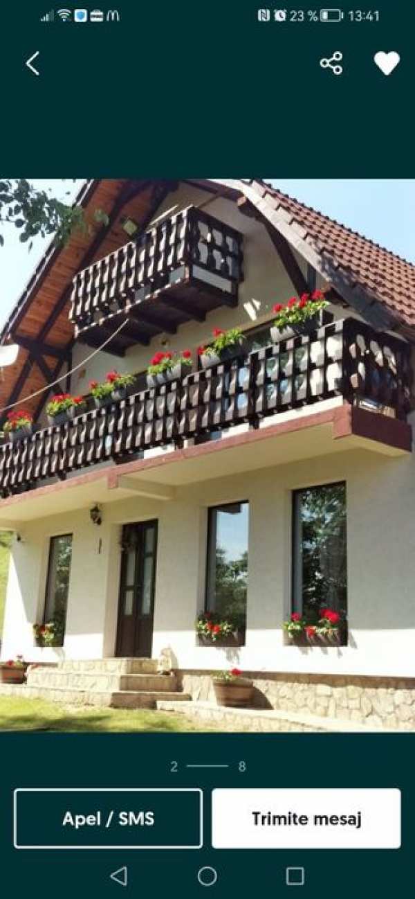 Cabana de inchiriat cu vedere superbă