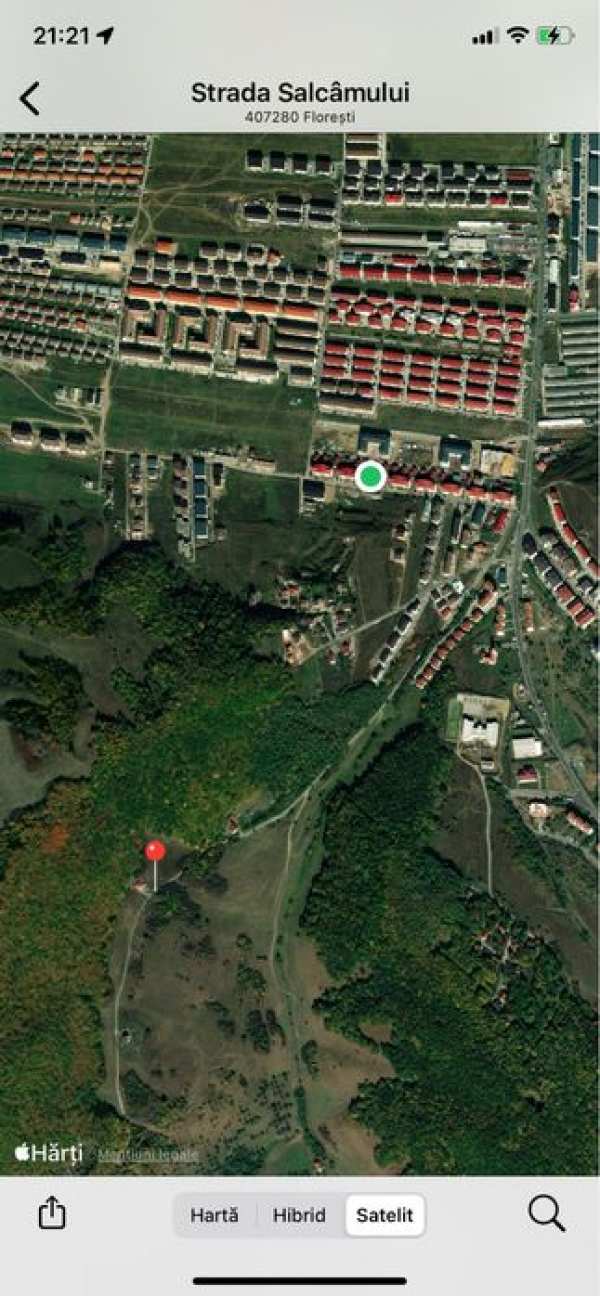 Vand urgent teren intravilan in Floresti pt constructie