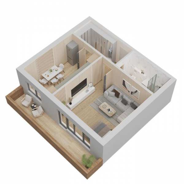 Randament excelent la Garsoniera 50.97 mp locatie Premium zona Coresi