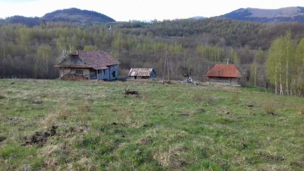 Teren 1,9 ha cu priveliște superbă Poieni, Cluj, cu constructii