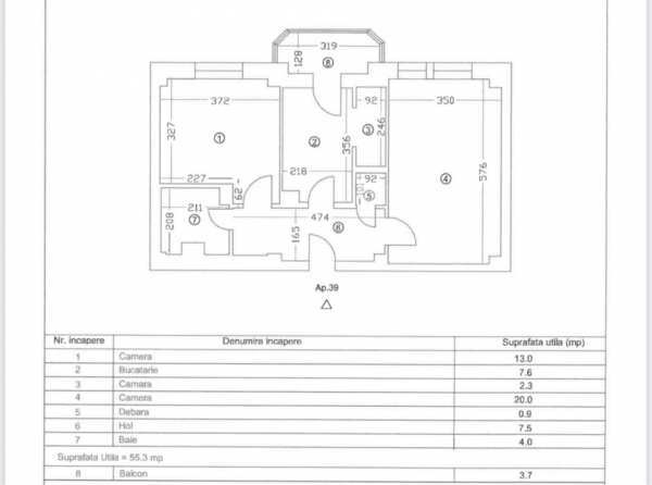 De vanzare apartament 2 camere decomandat bd. Lapusneanu