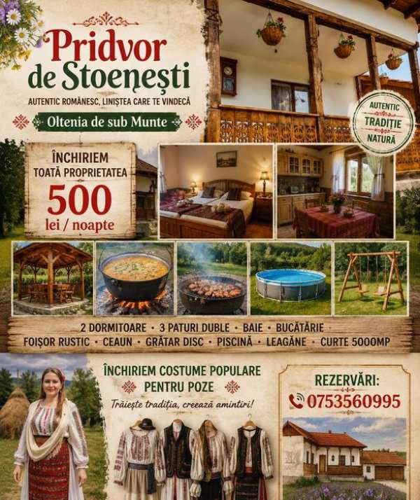 Închiriez casa tradițională