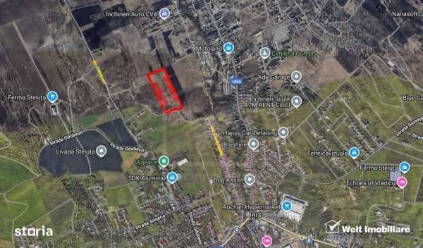 De vanzare 4 ha teren intravilan invecinat cu proiect imobiliar pentru