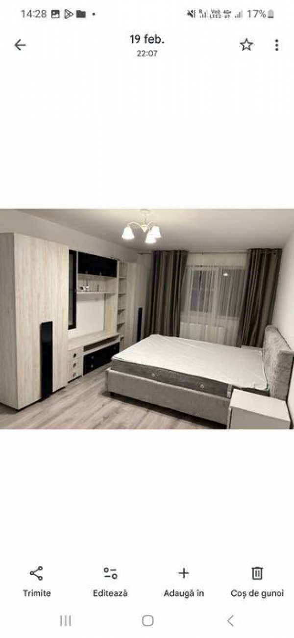 Garsoniera de inchiriat sector 4, Berceni + parcare supraterana