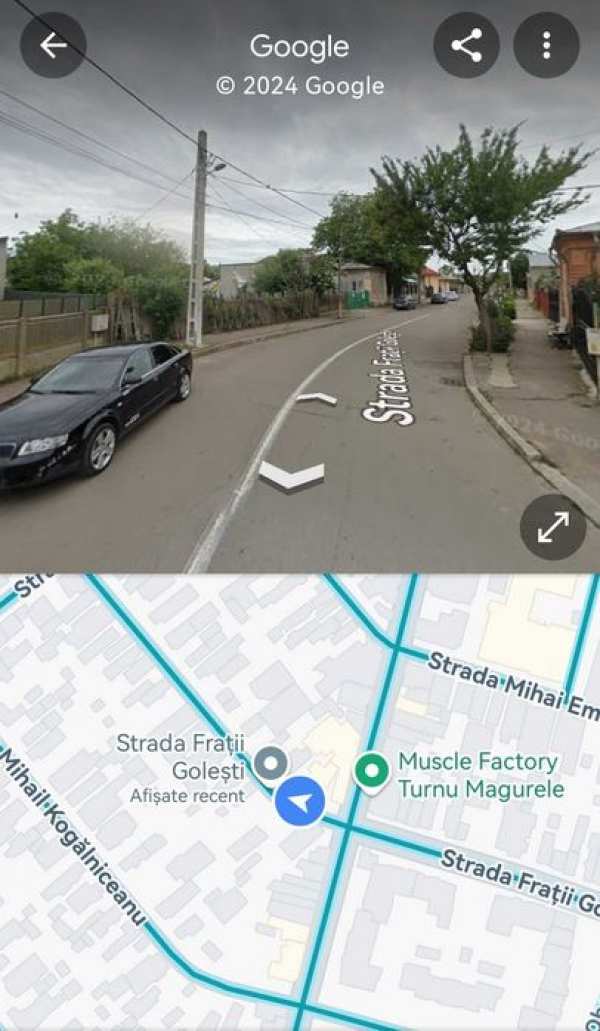 Teren de vânzare intravilan Turnu Măgurele, str. Frații Golești 25