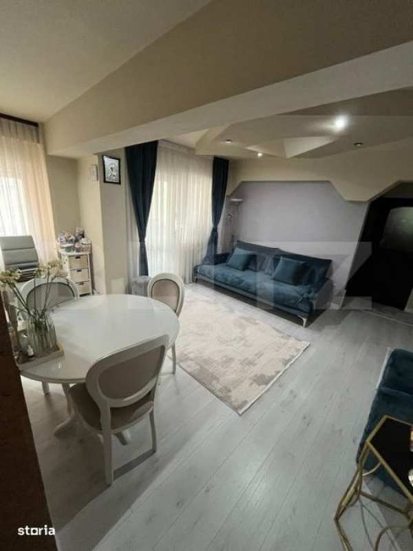Apartament cu 4 camere, finisat, mobilat, etaj intermediar, in zona Ro