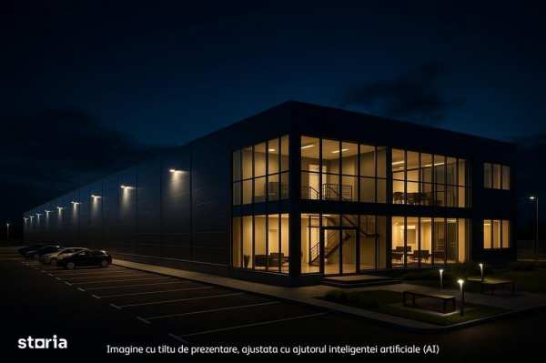 Spatii industriale si birouri 8600 mp in Popesti-Leordeni