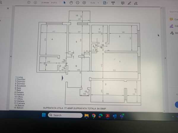 PROPRIETAR VAND APT 4 CAMERE 85 mp, sector 2,  Str.Grigore Ionescu 79