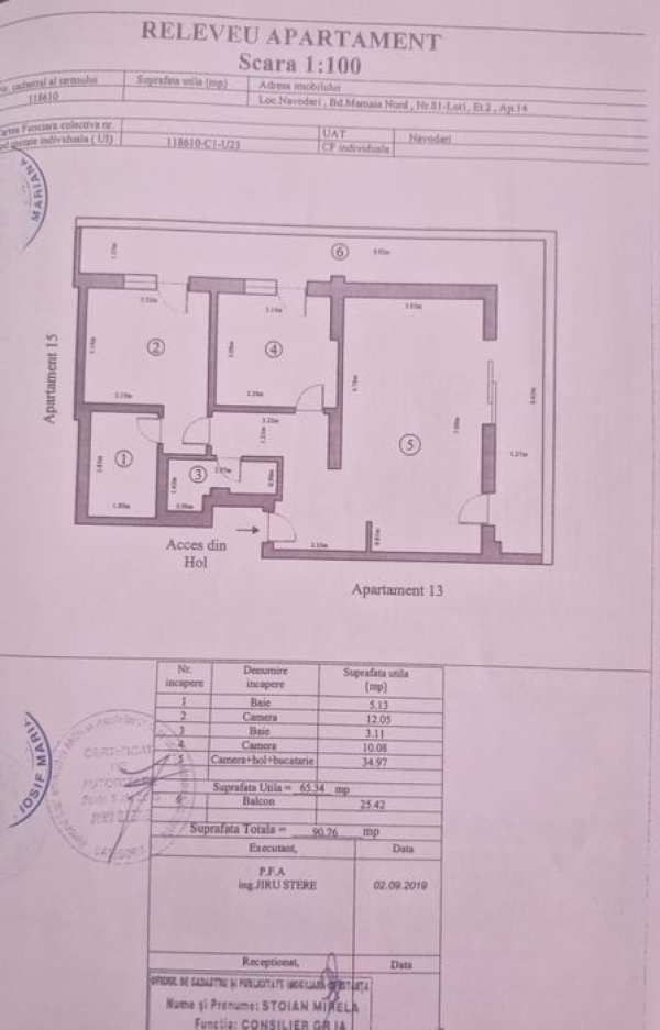 Apartament 3 camere Mamaia Nord