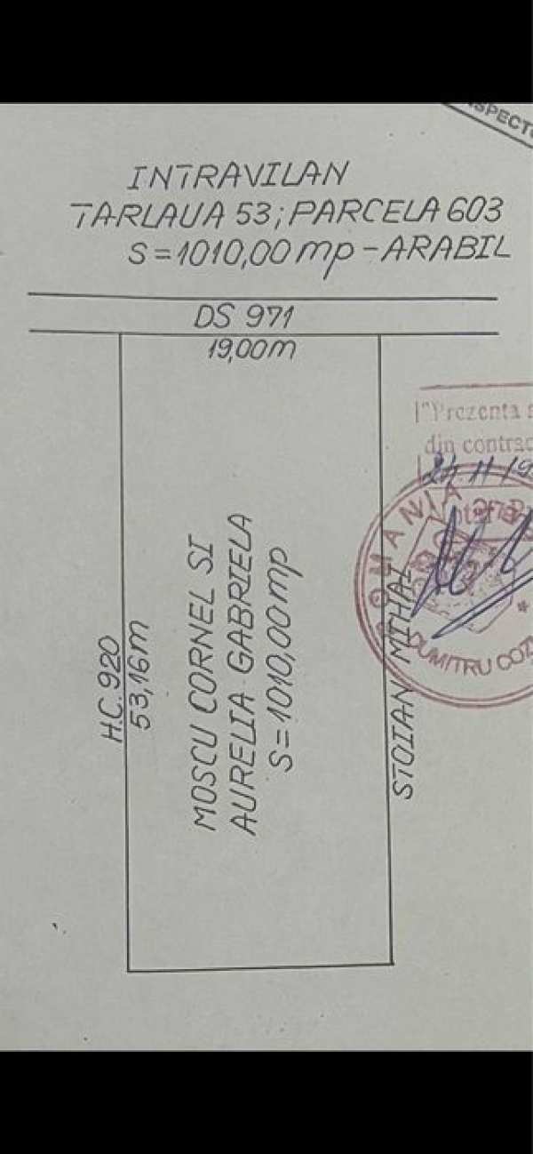 Teren intravilan de vanzare