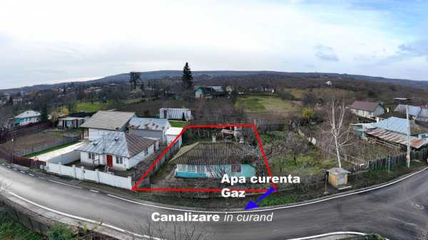 Casa Batraneasca Utilitati la poarta, asfalt nou, 15 min de Iasi