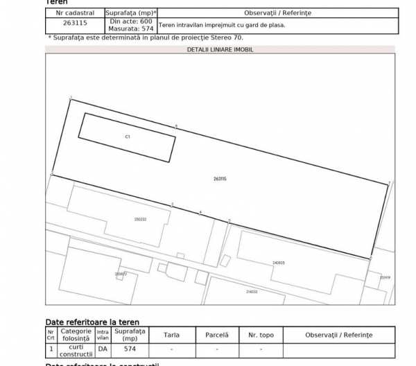 Teren + casa batraneasca in Km 5