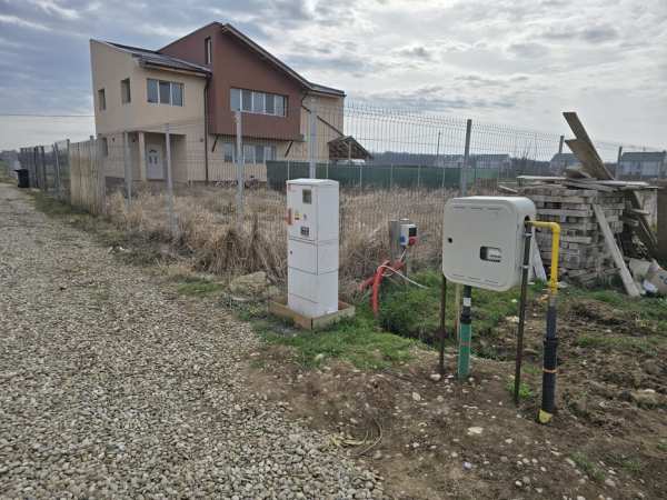 Teren 450mp perfect utilitati Dumbraveni Balotesti, DN1, Dimieni Ilfov