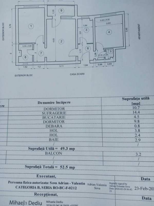 Apartament de vanzare in Comanesti