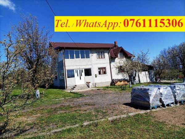 Casa 231 mp, 6 camere +terase + baie. Teren intravilan 2230 mp +livada