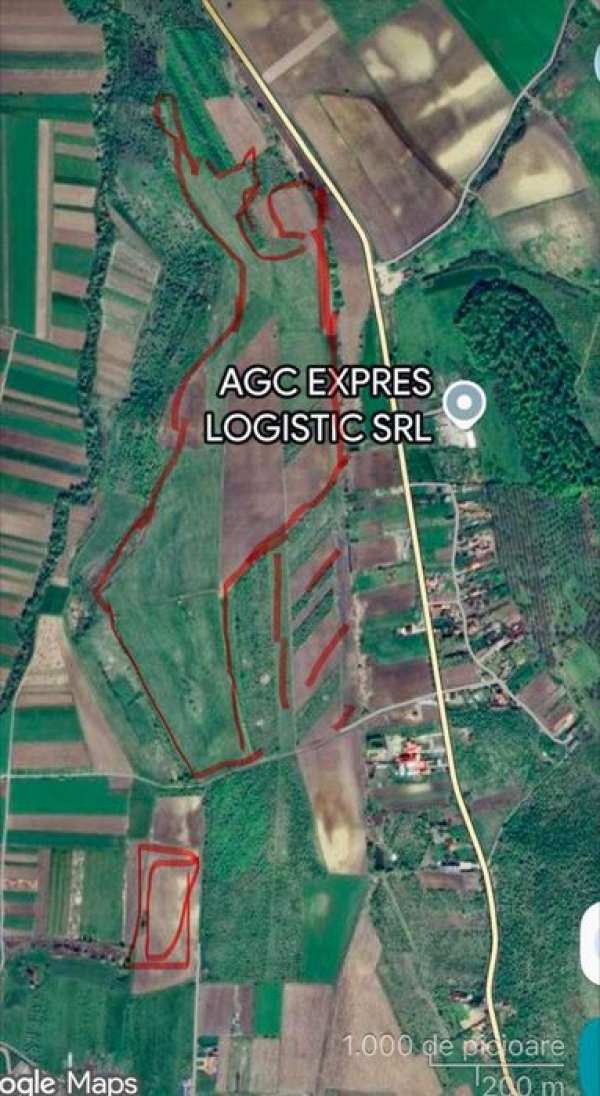 Teren agricol la E60 55 HECTARE