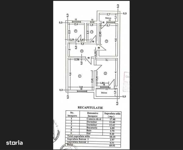 Apartament 3 camere central Aleea Florilor Prefectura Piata Progresul