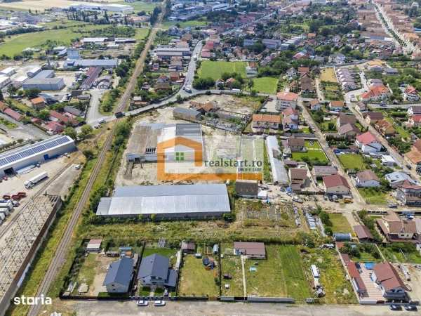 Codlea, Depozite si teren 1,7Ha, 5600mp cladiri, D 155ml la DJ112A, ac