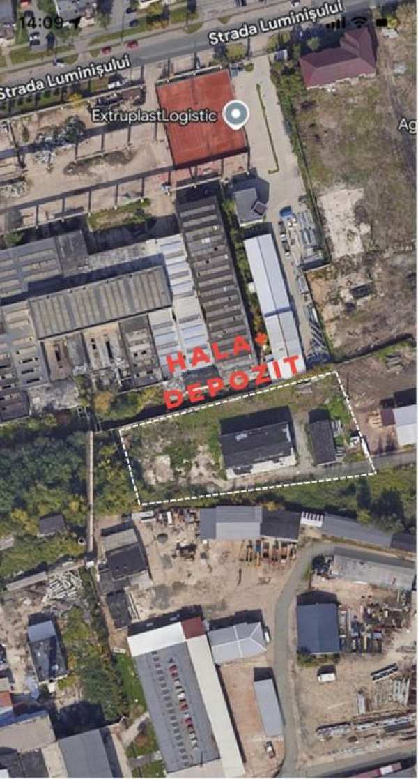 Hala +depozit Electrolizei teren 2716 mp