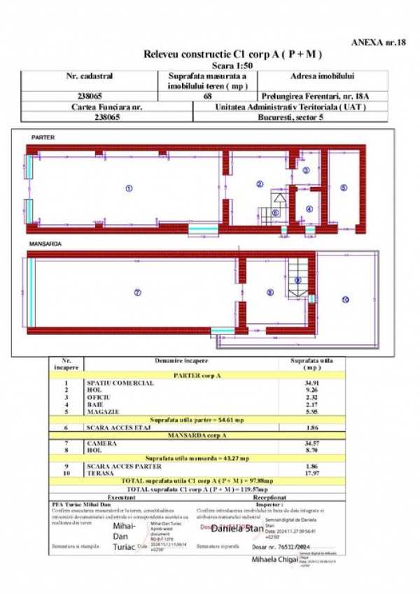 Inchiriere vanzare Spatiu comercial Prelungirea Ferentari 18A