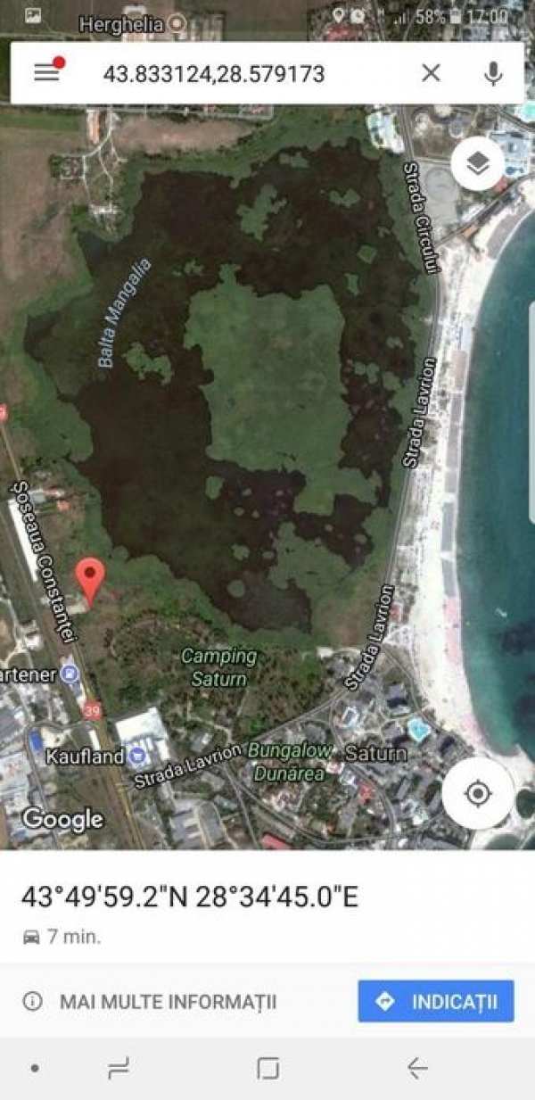 Teren la intrare în Mangalia lângă Kaufland