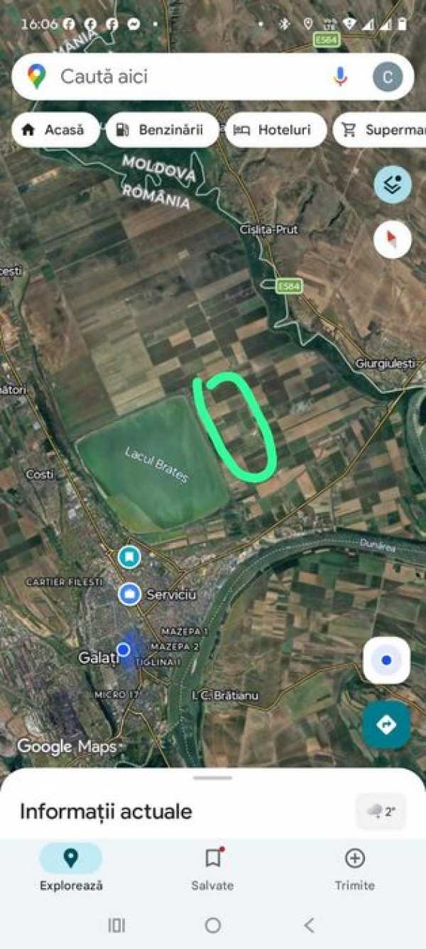 Vand teren extravilan agricol irigabil zona Brates Badalan