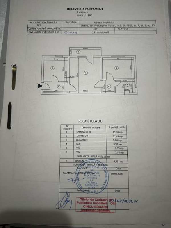 Apartament 2 camera - Slatina - Politia Circulatiei