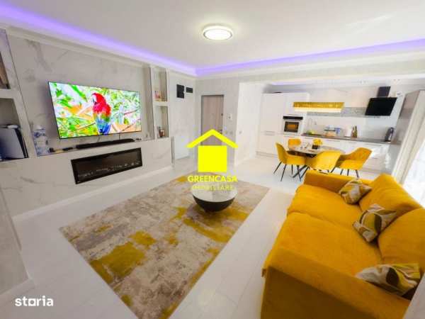 Apartament lux 3 camere, 70mp, gradina, zona Vivo