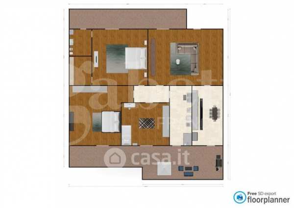 Appartamento in residenziale in Via Giulio Cesare