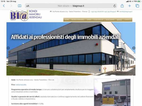 Capannone in commerciale in Via di Peretola