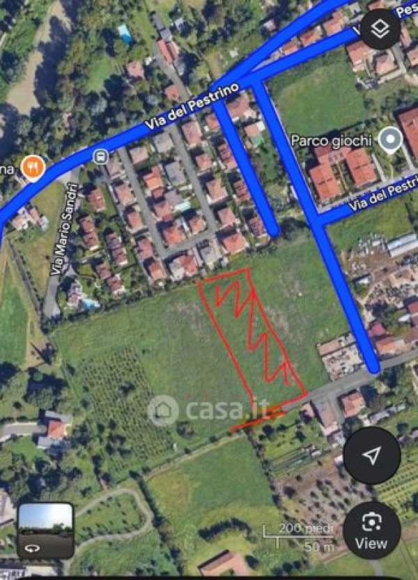 Terreno agricolo in commerciale in Via del Pestrino