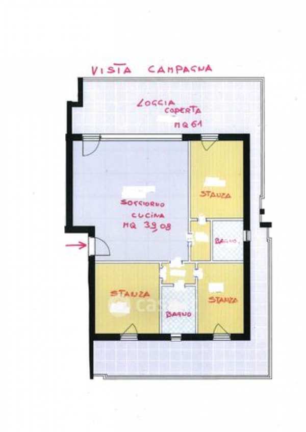 Attico/mansarda in residenziale in 