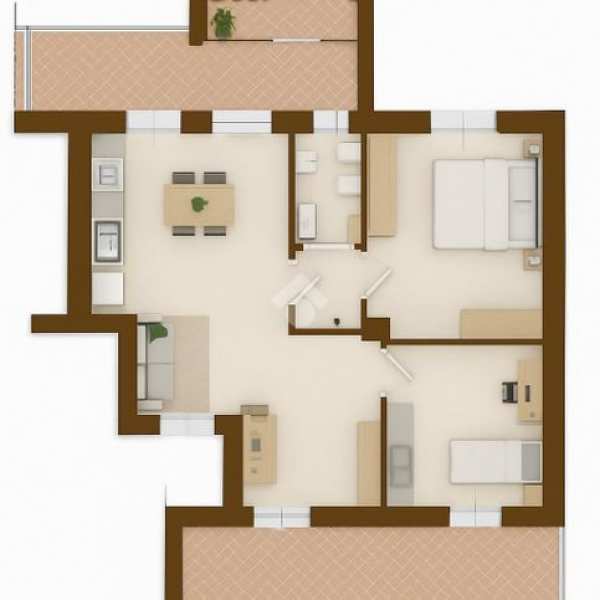 Appartamento in residenziale in Piazza Savonarola 3