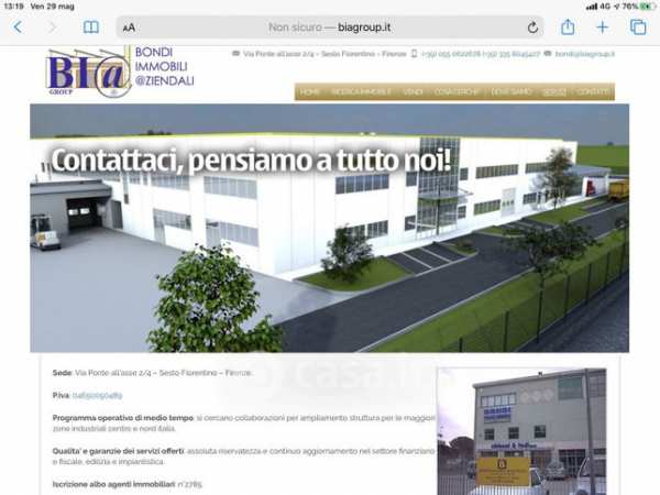 Ufficio in commerciale in Via di Peretola