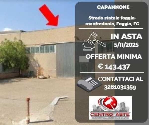 Capannone in commerciale in Via delle Casermette