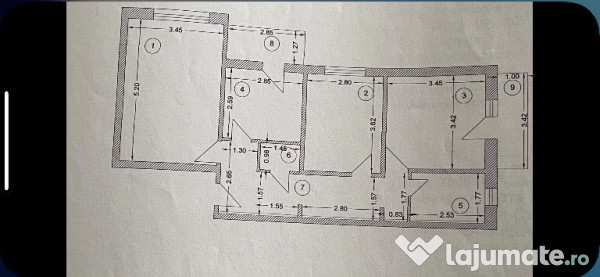 Apartament 3 camere steaua