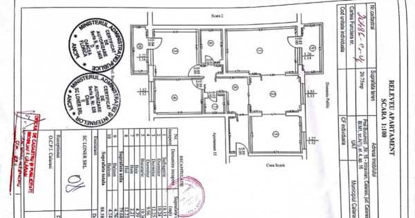 Vand apartament 4 camere