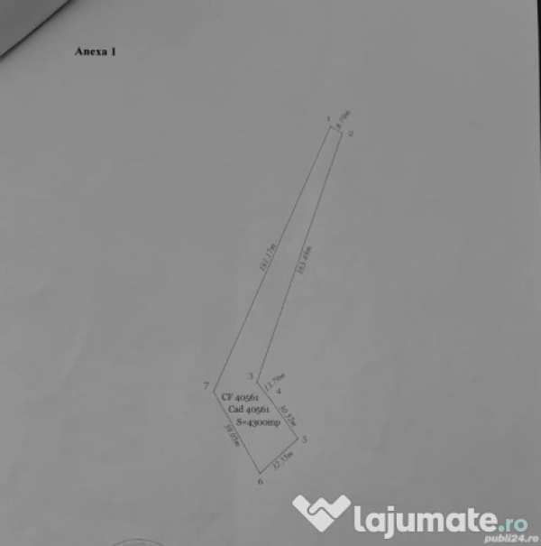 Teren 4300mp în bocșa