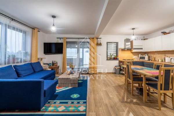 Duplex modern pe parter, cu 3 camere si 2 bai, sag