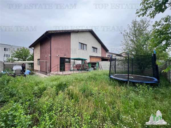 Casa cuplata.curte individuala generoasa, cu 3 camere,2 bai, p+1e+pod, cu toate utilitatile, in domnesti judet ilfov,10-15 min stb