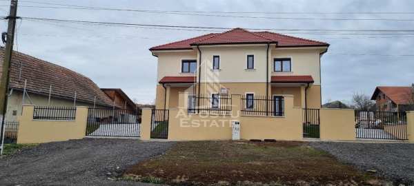 Duplex de vanzare, 752 mp teren,la cheie, cornesti, 20 km de timisoara