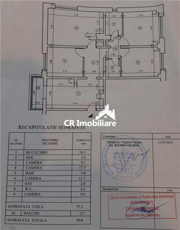 Apartament de 4 camere dristor titan