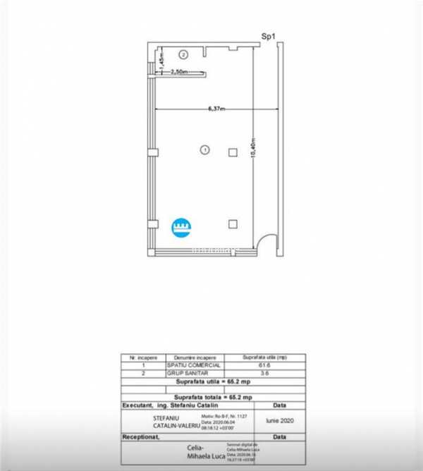 Spatiu comercial de vanzare valea lupului