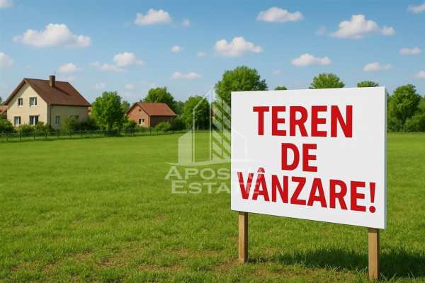 Teren de vanzare, 906 mp, utvin, timis