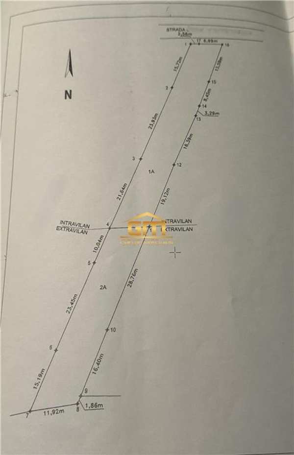Teren 1038mp, calimanesti - seaca