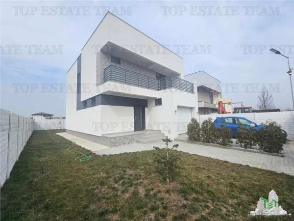 Vila stil mediteranean cu garaj in dragomiresti-deal