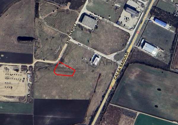 Teren industrial cu puz de vanzare in zona sagului